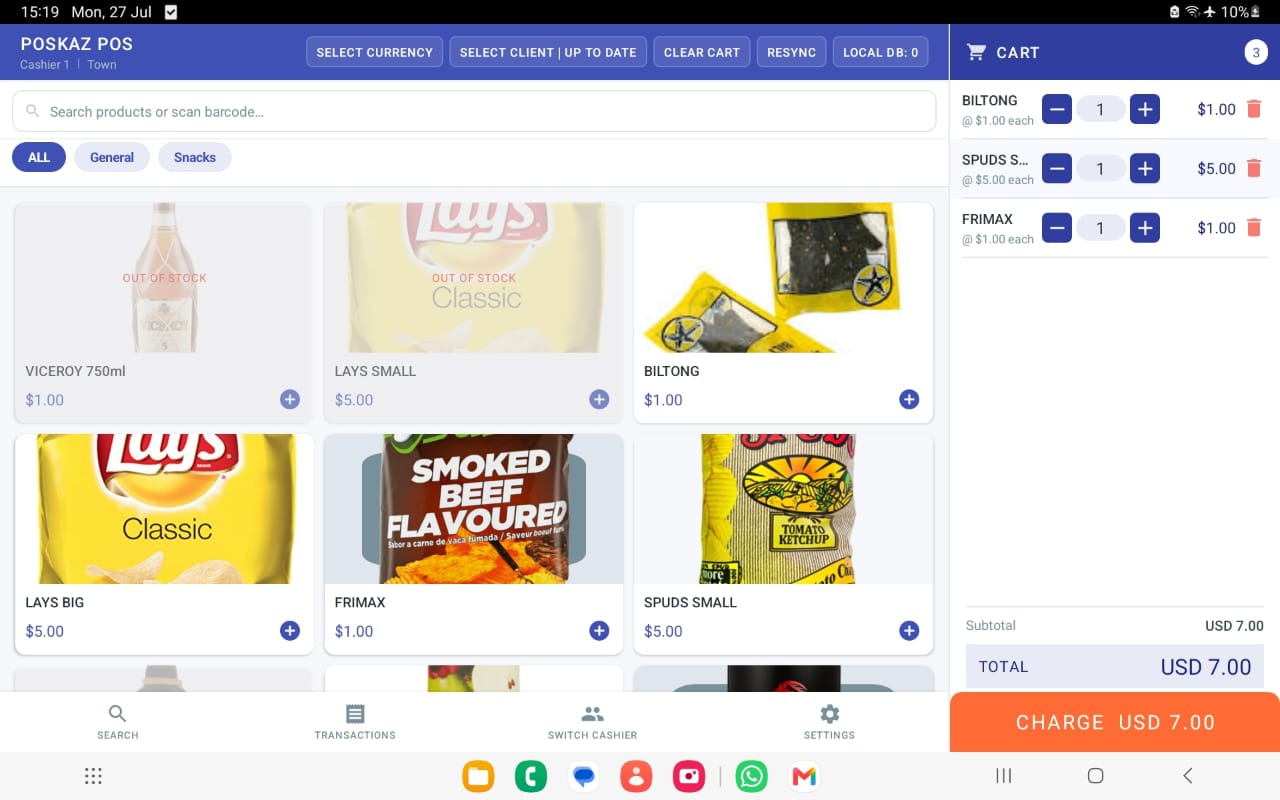 POSKAZ Android POS App
